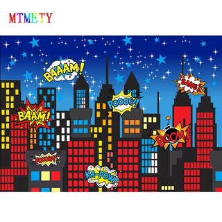 Foto 4 | Foto 4 | Telón De Fondo Fotográfico Mtmety Superhero Baby Birthday Party - Venta Internacional.
