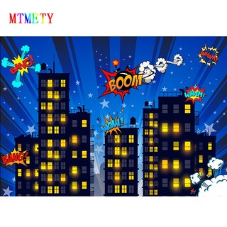 Foto 5 | Foto 5 | Telón De Fondo Fotográfico Mtmety Superhero Baby Birthday Party - Venta Internacional.