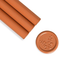 Barras Selladoras Uniqooo De Color Naranja Oxidado Para Sellos De Cera - Venta Internacional.