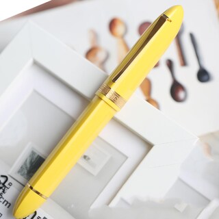 Foto 2 | Foto 2 | Pluma Estilográfica Majohn V60 Con Pistón Triangular Ef Resina Amarilla - Venta Internacional.