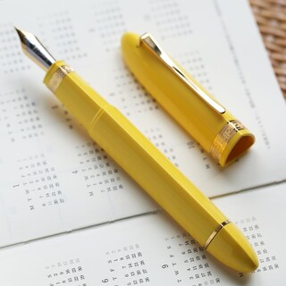 Foto 5 | Foto 5 | Pluma Estilográfica Majohn V60 Con Pistón Triangular Ef Resina Amarilla - Venta Internacional.