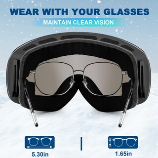 Foto 3 | Foto 3 | Gafas De Esquí Lavolly Para Snowboard 100% Protección Uv Antivaho - Venta Internacional.