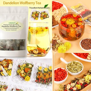 Foto 4 | Foto 4 | Té Qiumey Dandelion Wolfberry Organic Riñones E Hígado 120g - Venta Internacional.