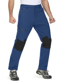 Foto 2 | Foto 2 | Pantalones De Nieve Magcomsen Para Hombre Senderismo Snowboard Esquí Mezclilla Azul - Venta Internacional.