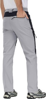 Foto 3 | Foto 3 | Pantalones De Nieve Magcomsen Impermeables Softshell Para Hombre Color Gris Claro - Venta Internacional.