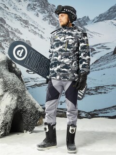 Foto 7 | Foto 7 | Pantalones De Nieve Magcomsen Impermeables Softshell Para Hombre Color Gris Claro - Venta Internacional.