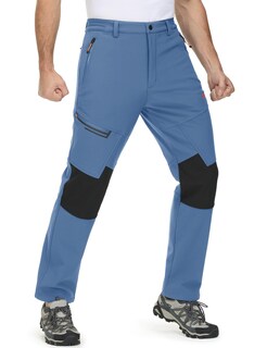 Foto 2 | Foto 2 | Pantalones De Esquí Magcomsen Softshell Impermeables De Invierno Para Hombre - Venta Internacional.