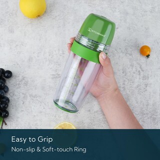Foto 4 | Foto 4 | Contenedor Coctelero Para Aderezos Para Ensaladas Kitchendao De 350 Ml Con Exprimidor - Venta Internacional.