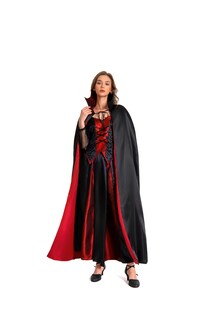 Foto 5 | Foto 5 | Vestido De Vampiro Costume Ellzant Con Capa Para Mujer En Halloween - Venta Internacional.
