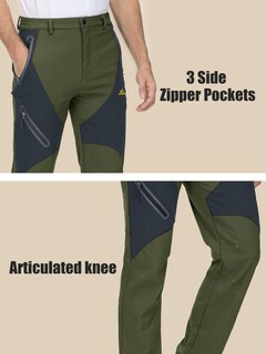 Foto 5 | Foto 5 | Pantalones De Esquí Magcomsen Impermeables Para Hombre Snowboard Senderismo Color Verde - Venta Internacional.