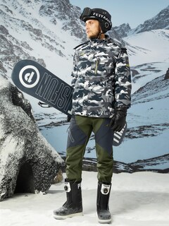 Foto 7 | Foto 7 | Pantalones De Esquí Magcomsen Impermeables Para Hombre Snowboard Senderismo Color Verde - Venta Internacional.
