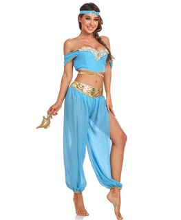 Foto 6 | Foto 6 | Set De Disfraces De Princesa Árabe Y Hada Para Halloween Tamaño Mediano - Venta Internacional.