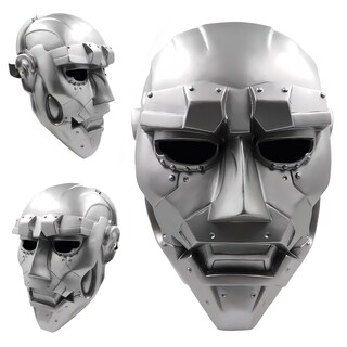 Foto 1 | Foto 1 | Máscara Rericonq Dr. Doom Skull Cosplay Fantastic Four Pvc - Venta Internacional.