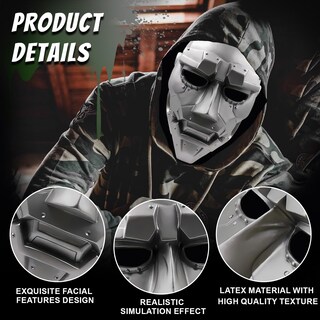 Foto 4 | Foto 4 | Máscara Rericonq Dr. Doom Skull Cosplay Fantastic Four Pvc - Venta Internacional.