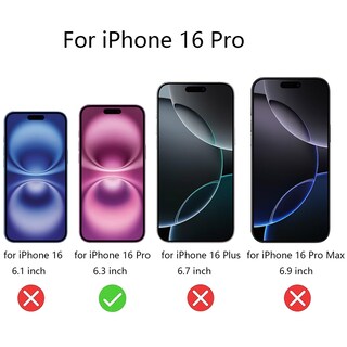 Foto 6 | Foto 6 | Protector De Pantalla Bwedxez Anti-blue Privacy Para Iphone 16 Pro - Venta Internacional.