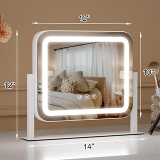 Foto 2 | Foto 2 | Espejo De Tocador Zl Zeling De 10 X 12 Pulgadas Con Luces Y Pantalla Táctil - Venta Internacional.