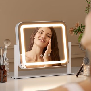 Foto 4 | Foto 4 | Espejo De Tocador Zl Zeling De 10 X 12 Pulgadas Con Luces Y Pantalla Táctil - Venta Internacional.