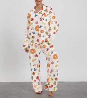 Foto 4 | Foto 4 | Conjunto De Pijama Lounge Con Estampado Floral Fnkro Y2k Para Mujer Pequeña - Venta Internacional.