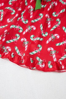 Foto 7 | Foto 7 | Conjunto De Pijama Kevamolly Con Estampado Navideño De Bastón De Caramelo Para Mujer Rojo Xl - Venta Internacional.