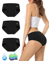 Ropa Interior Menstrual Tanstc De Alta Absorción Para Mujeres Después Del Parto Paquete De 3 - Venta Internacional.