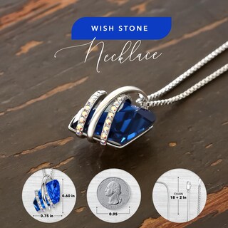 Foto 3 | Foto 3 | Colgante Leafael Wish Stone Con Cristal De Zafiro - Venta Internacional.