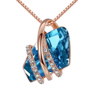 Foto 1 | Foto 1 | Colgante Leafael Wish Stone Con Cristal De Circonita Azul - Venta Internacional.