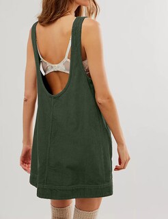 Foto 2 | Foto 2 | Vestido General Tba Corduroy Para Mujer A Line Mini Army Green - Venta Internacional.