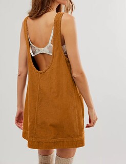 Foto 2 | Foto 2 | Vestido General Tba Corduroy Para Mujer A Line Mini Orange - Venta Internacional.