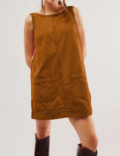 Foto 3 | Foto 3 | Vestido General Tba Corduroy Para Mujer A Line Mini Orange - Venta Internacional.