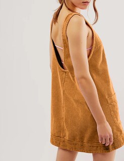 Foto 4 | Foto 4 | Vestido General Tba Corduroy Para Mujer A Line Mini Orange - Venta Internacional.