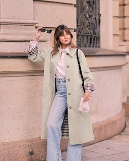 Foto 4 | Foto 4 | Gabardina Tankaneo Abrigo Largo A Prueba De Viento Para Mujer - Venta Internacional.