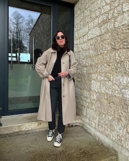 Foto 5 | Foto 5 | Gabardina Tankaneo Abrigo Largo A Prueba De Viento Para Mujer - Venta Internacional.