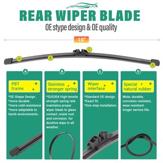 Foto 4 | Foto 4 | Limpiaparabrisas De Repuesto Para Mini Cooper Countryman 2017-2022 - Venta Internacional.