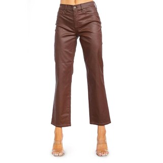Foto 4 | Foto 4 | Pantalon Efecto Piel Roman Fashion /juvenil 12262 (café) Cafe