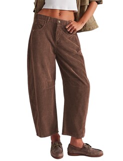 Foto 1 | Foto 1 | Pantalones Lviefent De Pana Anchos Para Mujer Talla Xl Color Marrón - Venta Internacional.