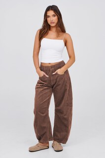 Foto 3 | Foto 3 | Pantalones Lviefent De Pana Anchos Para Mujer Talla Xl Color Marrón - Venta Internacional.