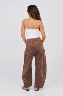 Foto 4 | Foto 4 | Pantalones Lviefent De Pana Anchos Para Mujer Talla Xl Color Marrón - Venta Internacional.