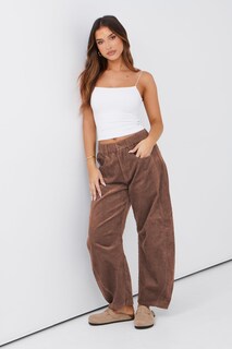 Foto 7 | Foto 7 | Pantalones Lviefent De Pana Anchos Para Mujer Talla Xl Color Marrón - Venta Internacional.