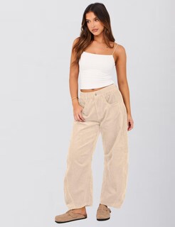 Foto 6 | Foto 6 | Pantalones Vaqueros De Pana Liviefent Para Mujer Color Beige Talla M - Venta Internacional.