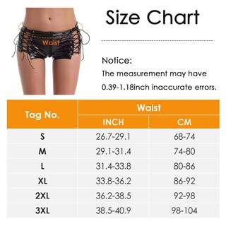 Foto 6 | Foto 6 | Pantalones Cortos De Látex Feoya Para Mujer Cintura Baja Sexy Para Discotecas Xxl - Venta Internacional.