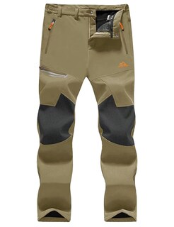 Foto 1 | Foto 1 | Pantalones De Senderismo Magcomsen Impermeables Para Esquí De Nieve E Invierno Para Hombre Color Caqui - Venta Internacional.