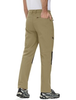 Foto 3 | Foto 3 | Pantalones De Senderismo Magcomsen Impermeables Para Esquí De Nieve E Invierno Para Hombre Color Caqui - Venta Internacional.