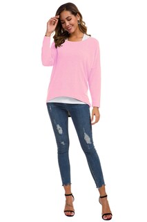 Foto 5 | Foto 5 | Jersey Holgado Uget De Gran Tamaño Con Mangas De Murciélago Para Mujer - Venta Internacional.
