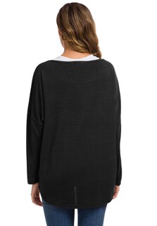 Foto 3 | Foto 3 | Jersey Holgado Uget Holgado De Gran Tamaño Para Mujer Negro - Venta Internacional.