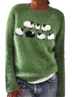 Foto 1 | Foto 1 | Jersey Corto Dmoyala Para Mujer Color Verde Oveja Color Verde Oveja - Venta Internacional.