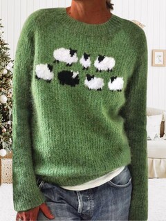 Foto 3 | Foto 3 | Jersey Corto Dmoyala Para Mujer Color Verde Oveja Color Verde Oveja - Venta Internacional.