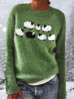 Foto 4 | Foto 4 | Jersey Corto Dmoyala Para Mujer Color Verde Oveja Color Verde Oveja - Venta Internacional.