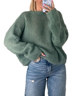 Foto 1 | Foto 1 | Jersey Antnation Soft Fuzzy Knit De Gran Tamaño Para Mujer - Venta Internacional.