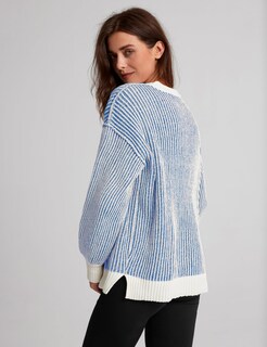 Foto 5 | Foto 5 | Jersey Tomosc Beyond Chenille Para Mujer 2024  Invierno  Azul Marino - Venta Internacional.