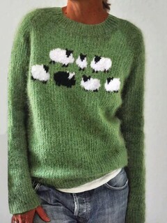 Foto 2 | Foto 2 | Jersey Corto Dmoyala Para Mujer Color Verde Oveja Color Verde Oveja - Venta Internacional.